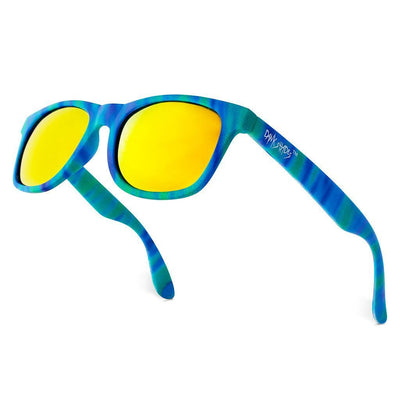 northern lights sunglasses multicolor green blue cheap sunglasses beach apparel tac polarized lens amber matte color multi color sunglasses unisex metal hinges polycarbonate 